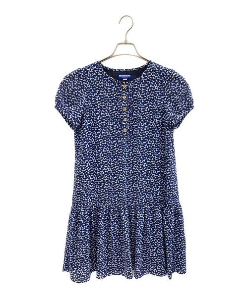 BURBERRY BLUE LABEL（バーバリー ブルー レーベル）BURBERRY BLUE LABEL (バーバリー ブルー レーベル) 半袖ワンピース ブルー サイズ:36の古着・服飾アイテム