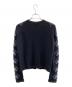 CHANEL (シャネル) ステッチワーク・ジップカーディガン ブラック サイズ:L (42)：75000円