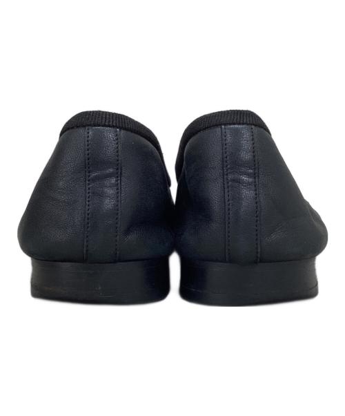CHANEL（シャネル）CHANEL (シャネル) バレリーナココマークフラットリボンパンプス ブラック サイズ:37の古着・服飾アイテム