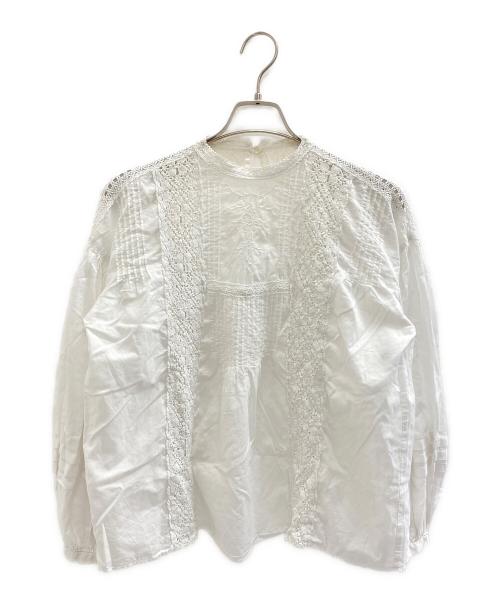 N.O.R.C（ノーク）N.O.R.C (ノーク) 長袖ブラウス ホワイト サイズ:Sの古着・服飾アイテム