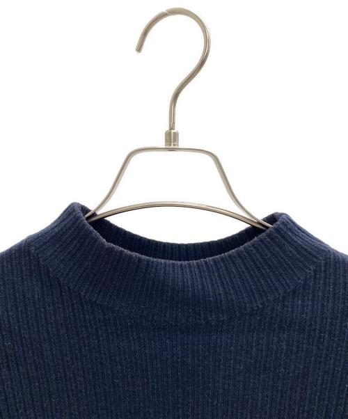 Noble（ノーブル）Noble (ノーブル) パフスリーブニットワンピース ネイビー サイズ:不明の古着・服飾アイテム