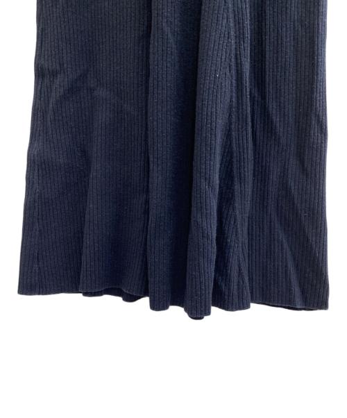 Noble（ノーブル）Noble (ノーブル) パフスリーブニットワンピース ネイビー サイズ:不明の古着・服飾アイテム