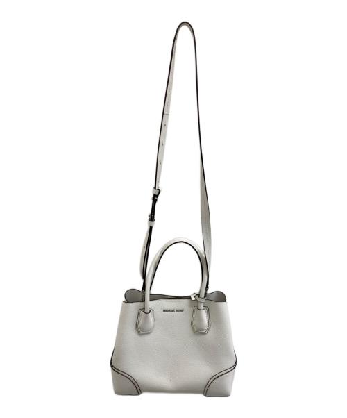 MICHAEL KORS（マイケルコース）MICHAEL KORS (マイケルコース) 2WAYバッグ ホワイトの古着・服飾アイテム