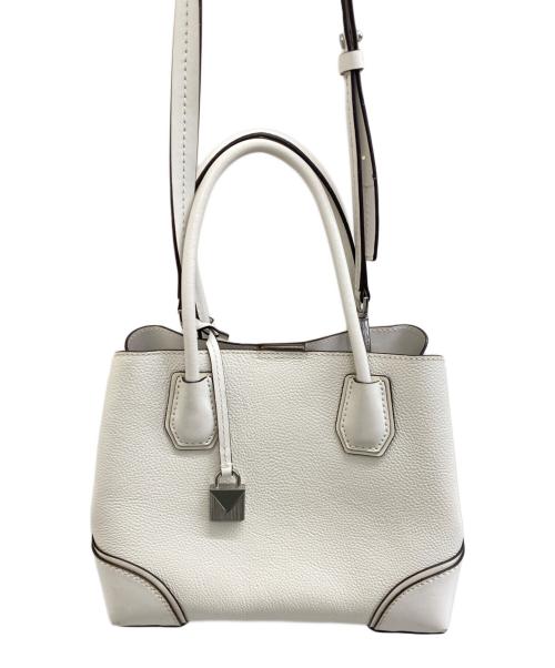 MICHAEL KORS（マイケルコース）MICHAEL KORS (マイケルコース) 2WAYバッグ ホワイトの古着・服飾アイテム