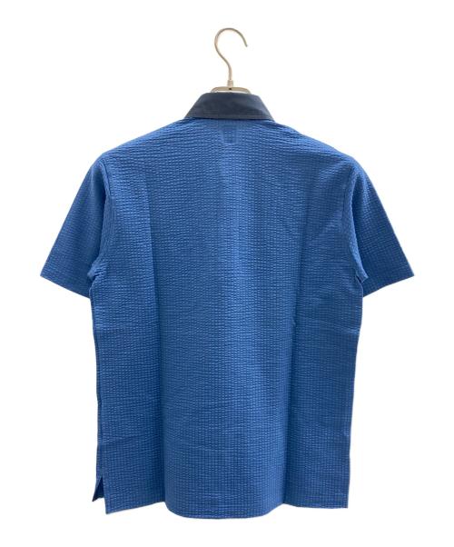 TAKEO KIKUCHI（タケオキクチ）TAKEO KIKUCHI (タケオキクチ) ポロシャツ ブルー サイズ:Sの古着・服飾アイテム