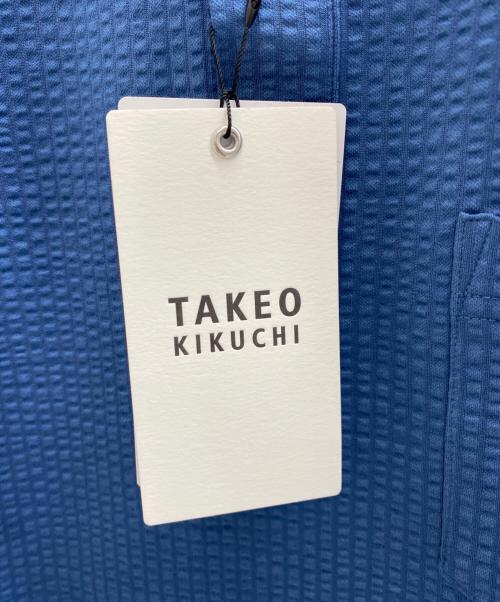 TAKEO KIKUCHI（タケオキクチ）TAKEO KIKUCHI (タケオキクチ) ポロシャツ ブルー サイズ:Sの古着・服飾アイテム