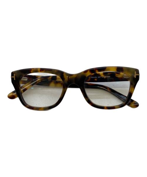 TOM FORD（トムフォード）TOM FORD (トムフォード) 伊達眼鏡 ブラウン サイズ:50☐21の古着・服飾アイテム