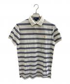 POLO RALPH LAURENポロ・ラルフローレン）の古着「ポロシャツ」｜ホワイト×ネイビー