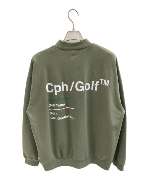 Cph/GOIF（キャプテンズヘルム ゴルフ）Cph/GOIF (キャプテンズヘルム ゴルフ) 長袖カットソー グリーン サイズ:XL 未使用品の古着・服飾アイテム