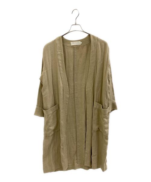 TODAYFUL（トゥデイフル）TODAYFUL (トゥデイフル) リネンガウンコート ブラウン サイズ:36の古着・服飾アイテム