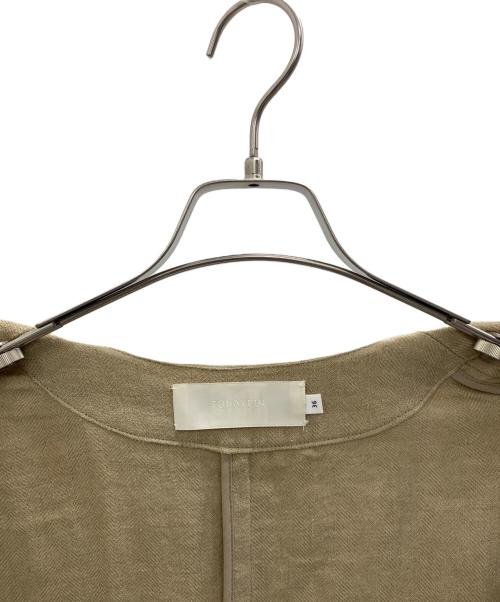 TODAYFUL（トゥデイフル）TODAYFUL (トゥデイフル) リネンガウンコート ブラウン サイズ:36の古着・服飾アイテム