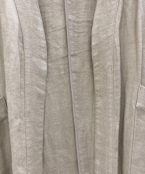TODAYFUL（トゥデイフル）TODAYFUL (トゥデイフル) リネンガウンコート ブラウン サイズ:36の古着・服飾アイテム