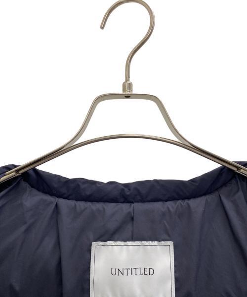 UNTITLED（アンタイトル）UNTITLED (アンタイトル) ダウンコート ネイビー サイズ:1の古着・服飾アイテム