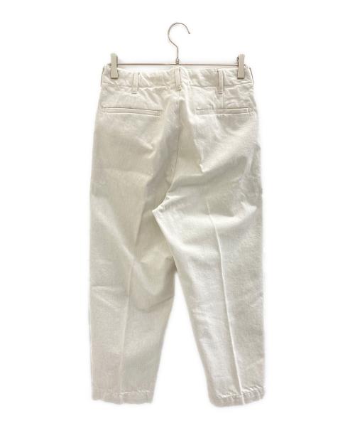 STEVEN ALAN（スティーブンアラン）STEVEN ALAN (スティーブンアラン) ツータック コットン ツイル パンツ ベージュ サイズ:Sの古着・服飾アイテム