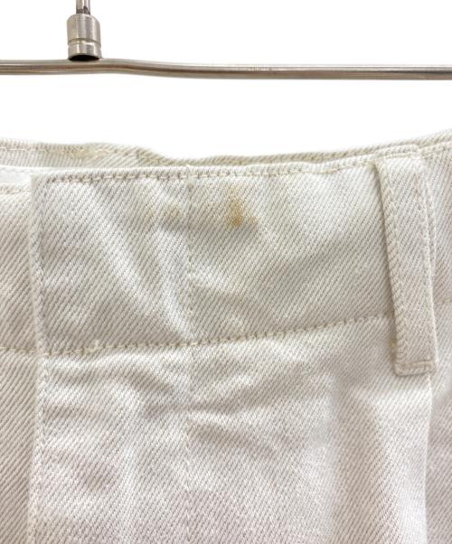 STEVEN ALAN（スティーブンアラン）STEVEN ALAN (スティーブンアラン) ツータック コットン ツイル パンツ ベージュ サイズ:Sの古着・服飾アイテム