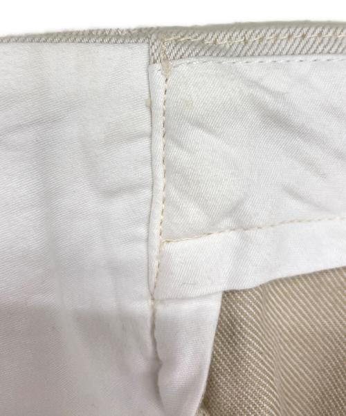 STEVEN ALAN（スティーブンアラン）STEVEN ALAN (スティーブンアラン) ツータック コットン ツイル パンツ ベージュ サイズ:Sの古着・服飾アイテム