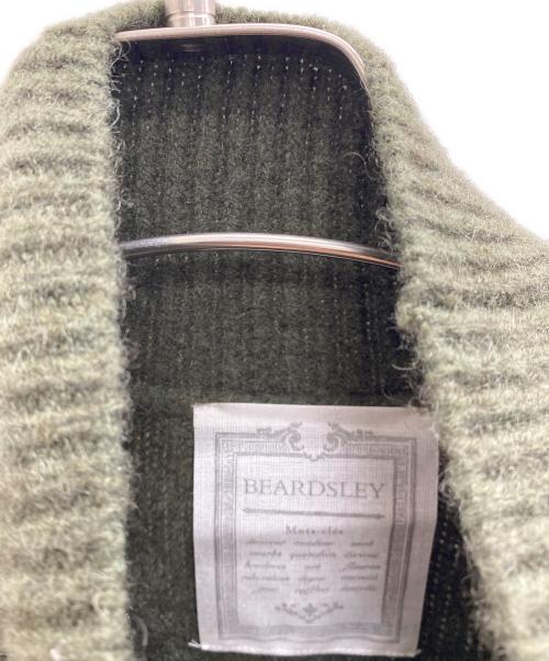 BEARDSLEY（ビアズリー）BEARDSLEY (ビアズリー) ヤクニットベスト グリーン サイズ:Fの古着・服飾アイテム