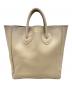 YOUNG & OLSEN The DRYGOODS STORE（ヤングアンドオルセン ザ ドライグッズストア）の古着「EMBOSSED LEATHER TOTE M」｜ベージュ