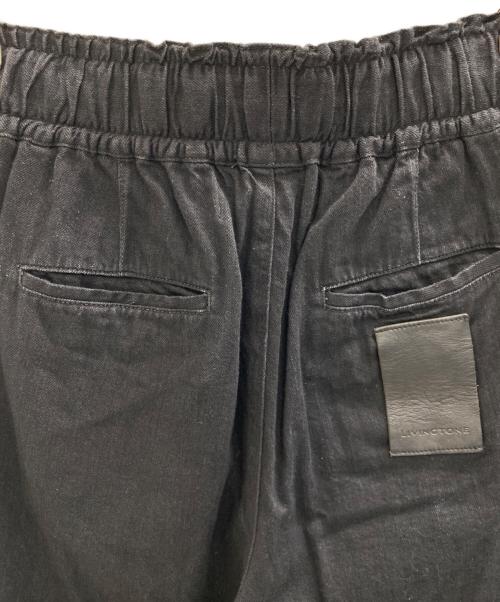 LIVINGTONE（リヴィントーン）LIVINGTONE (リヴィントーン) RELAXED OPEN KNEE ブラック サイズ:36の古着・服飾アイテム
