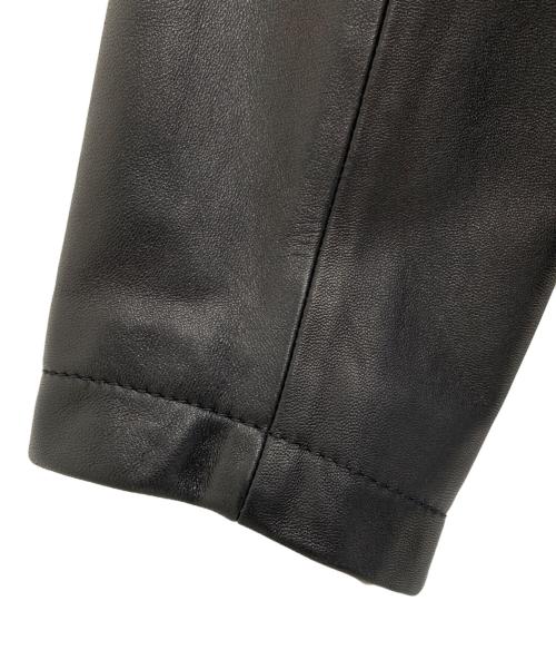 MICHAEL KORS（マイケルコース）MICHAEL KORS (マイケルコース) ラムレザー ダブルライダースジャケット ブラック サイズ:Lの古着・服飾アイテム