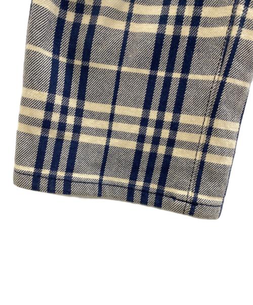 BURBERRY LONDON（バーバリーロンドン）BURBERRY LONDON (バーバリーロンドン) パンツ ブラウン×ネイビー サイズ:38の古着・服飾アイテム