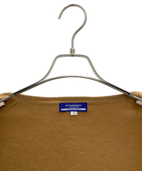 BURBERRY LONDON（バーバリーロンドン）BURBERRY LONDON (バーバリーロンドン) 薄手カーディガン ブラウン サイズ:Mの古着・服飾アイテム