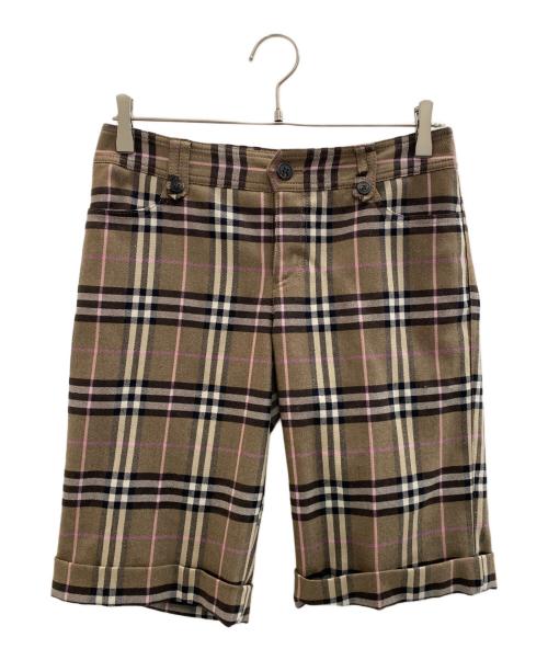 BURBERRY LONDON（バーバリーロンドン）BURBERRY LONDON (バーバリーロンドン) ハーフパンツ ブラウン サイズ:38の古着・服飾アイテム
