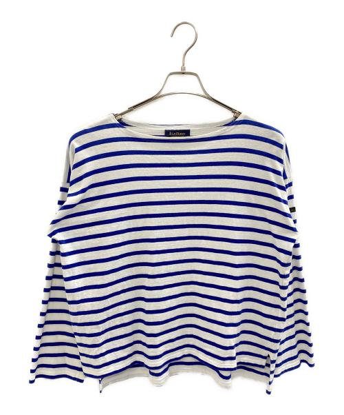 Le minor（ルミノア）Le minor (ルミノア) ロングスリーブカットソー ネイビー×ホワイト サイズ:1の古着・服飾アイテム