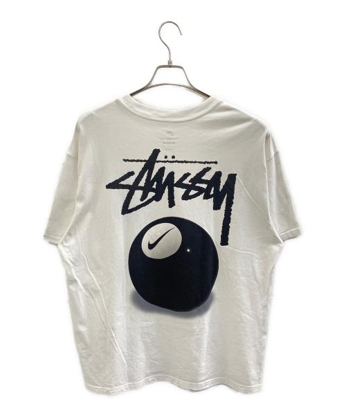 NIKE（ナイキ）NIKE (ナイキ) stussy (ステューシー) 22SS NRG FL SS 8 Ball T-Shirt ホワイト サイズ:XXLの古着・服飾アイテム