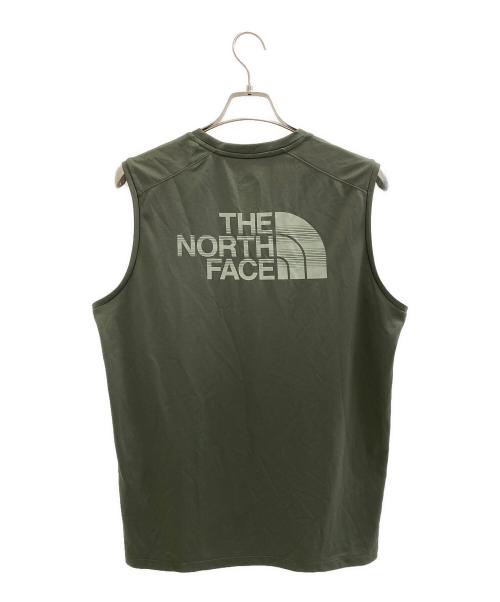 THE NORTH FACE（ザ ノース フェイス）THE NORTH FACE (ザ ノース フェイス) スリーブレスアンペアクルー カーキ サイズ:XLの古着・服飾アイテム