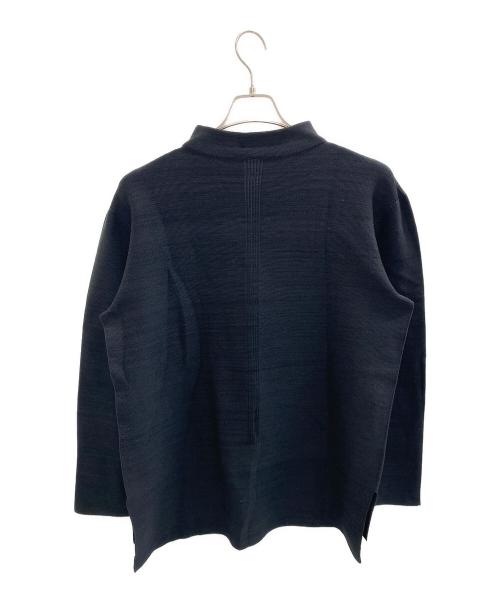 CFCL（シーエフシーエル）CFCL (シーエフシーエル) gather mock neck tee ブラック サイズ:5の古着・服飾アイテム