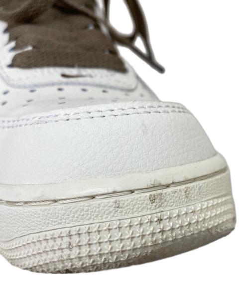 NIKE（ナイキ）NIKE (ナイキ) AIR FORCE1 Premium アイボリー×ブラウン サイズ:22.5cmの古着・服飾アイテム