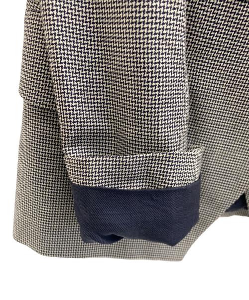 STELLA McCARTNEY（ステラマッカートニー）STELLA McCARTNEY (ステラマッカートニー) ダブルブレストテーラードジャケット ブラック×ホワイト サイズ:38の古着・服飾アイテム