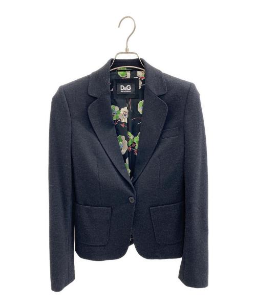 DOLCE & GABBANA（ドルチェ＆ガッバーナ）DOLCE & GABBANA (ドルチェ＆ガッバーナ) テーラードジャケット ブラック サイズ:L (UK 40)の古着・服飾アイテム