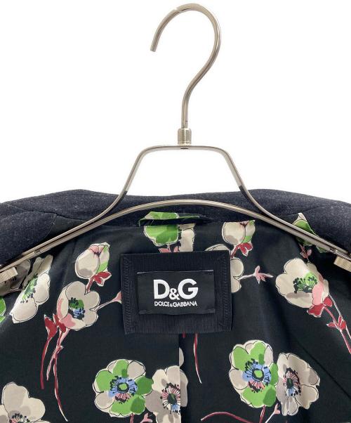 DOLCE & GABBANA（ドルチェ＆ガッバーナ）DOLCE & GABBANA (ドルチェ＆ガッバーナ) テーラードジャケット ブラック サイズ:L (UK 40)の古着・服飾アイテム