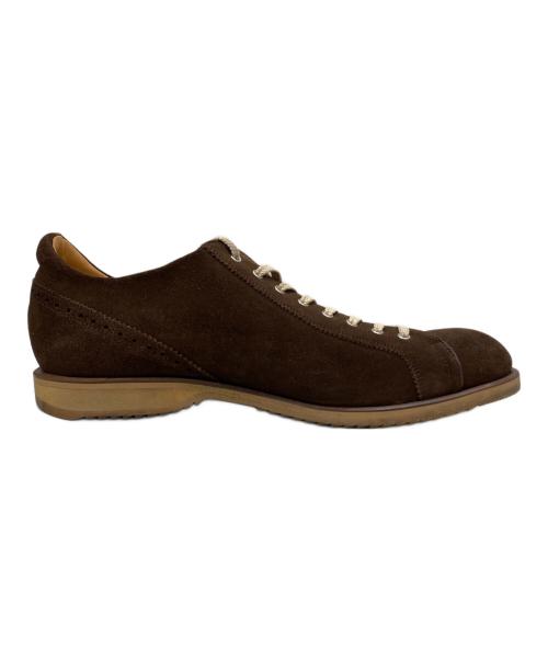 SHETLAND FOX（シェットランドフォックス）SHETLAND FOX (シェットランドフォックス) スウェードシューズ ブラウン サイズ:8の古着・服飾アイテム