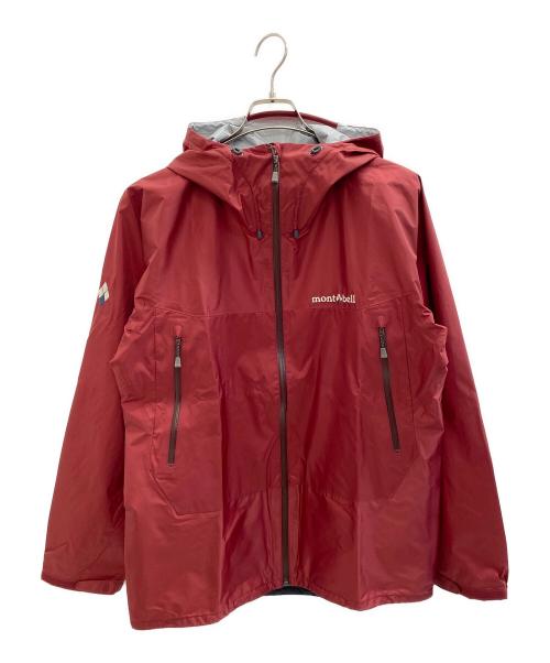 mont-bell（モンベル）mont-bell (モンベル) レイントレッカー ジャケット レッド サイズ:Lの古着・服飾アイテム