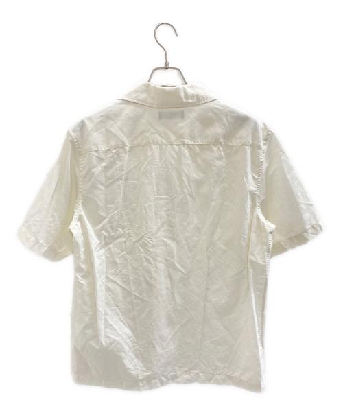 FRED PERRY（フレッドペリー）FRED PERRY (フレッドペリー) Linen Blend Revere Collar Shirt ホワイト サイズ:Mの古着・服飾アイテム