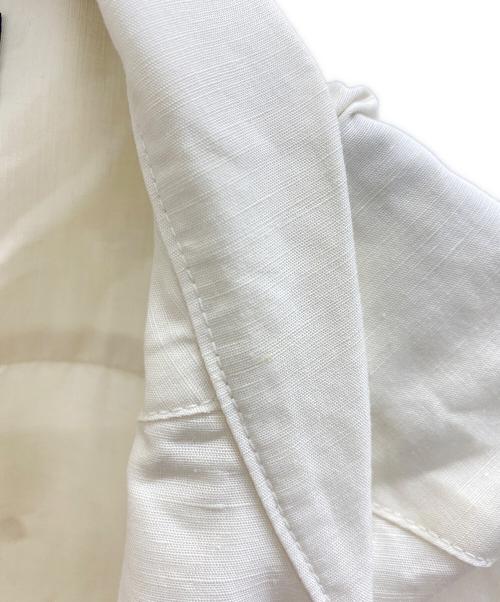 FRED PERRY（フレッドペリー）FRED PERRY (フレッドペリー) Linen Blend Revere Collar Shirt ホワイト サイズ:Mの古着・服飾アイテム