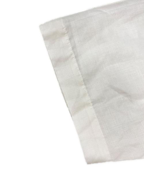 FRED PERRY（フレッドペリー）FRED PERRY (フレッドペリー) Linen Blend Revere Collar Shirt ホワイト サイズ:Mの古着・服飾アイテム