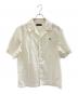FRED PERRY（フレッドペリー）の古着「Linen Blend Revere Collar Shirt」｜ホワイト