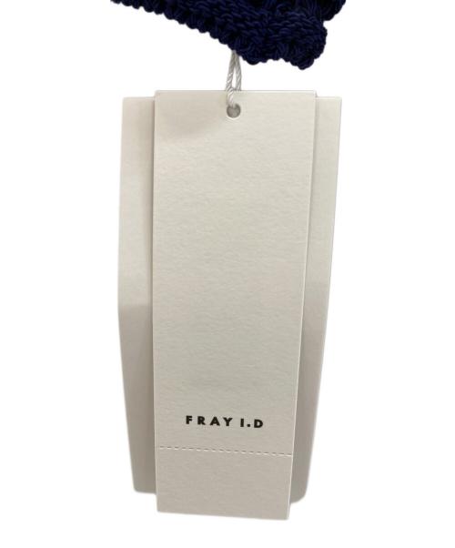 FRAY ID（フレイ アイディー）FRAY ID (フレイ アイディー) 24SS 2WAYメッシュニットプルオーバー ネイビー サイズ:Free 未使用品の古着・服飾アイテム