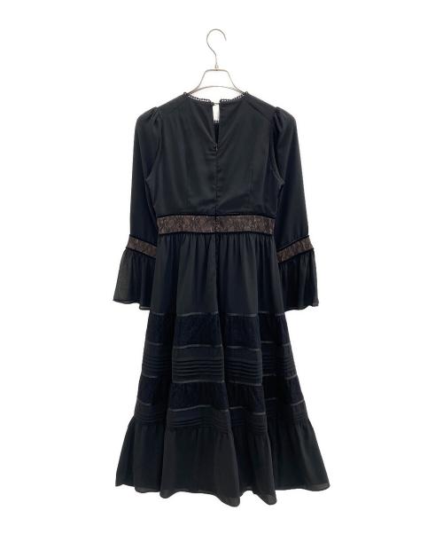 HER LIP TO（ハーリップトゥ）HER LIP TO (ハーリップトゥ) Social Lace Trimmed Dress ブラック サイズ:Mの古着・服飾アイテム