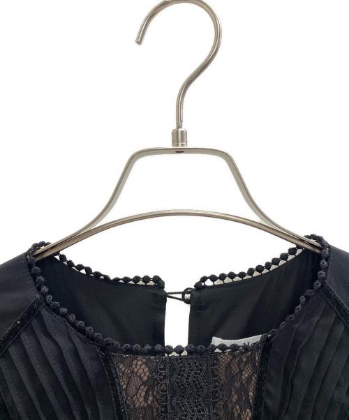 HER LIP TO（ハーリップトゥ）HER LIP TO (ハーリップトゥ) Social Lace Trimmed Dress ブラック サイズ:Mの古着・服飾アイテム