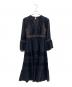 HER LIP TO（ハーリップトゥ）の古着「Social Lace Trimmed Dress」｜ブラック