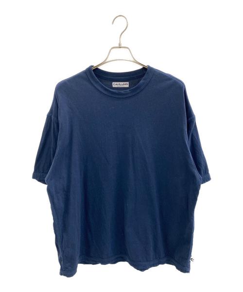 CAHLUMN（カウラム）CAHLUMN (カウラム) 半袖カットソー ネイビー サイズ:Lの古着・服飾アイテム