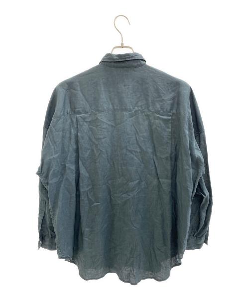 Spick and Span（スピック＆スパン）Spick and Span (スピック＆スパン) リネンビッグシャツ ネイビー サイズ:不明の古着・服飾アイテム