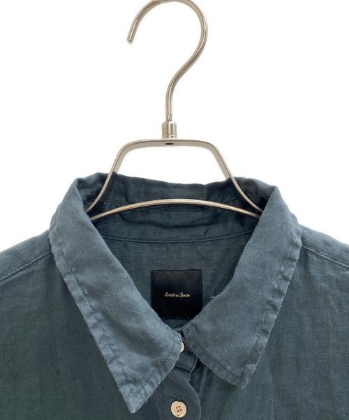 Spick and Span（スピック＆スパン）Spick and Span (スピック＆スパン) リネンビッグシャツ ネイビー サイズ:不明の古着・服飾アイテム