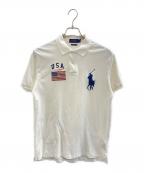 POLO RALPH LAURENポロ・ラルフローレン）の古着「ポロシャツ」｜アイボリー