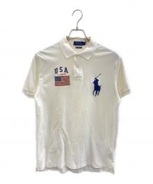 POLO RALPH LAUREN（ポロ・ラルフローレン）の古着「ポロシャツ」｜アイボリー